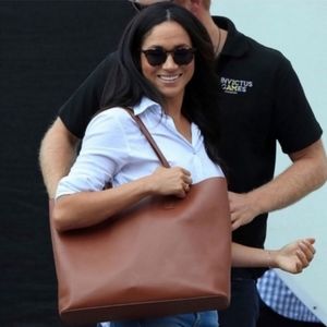 Everlane Rich Brown Leather Tote